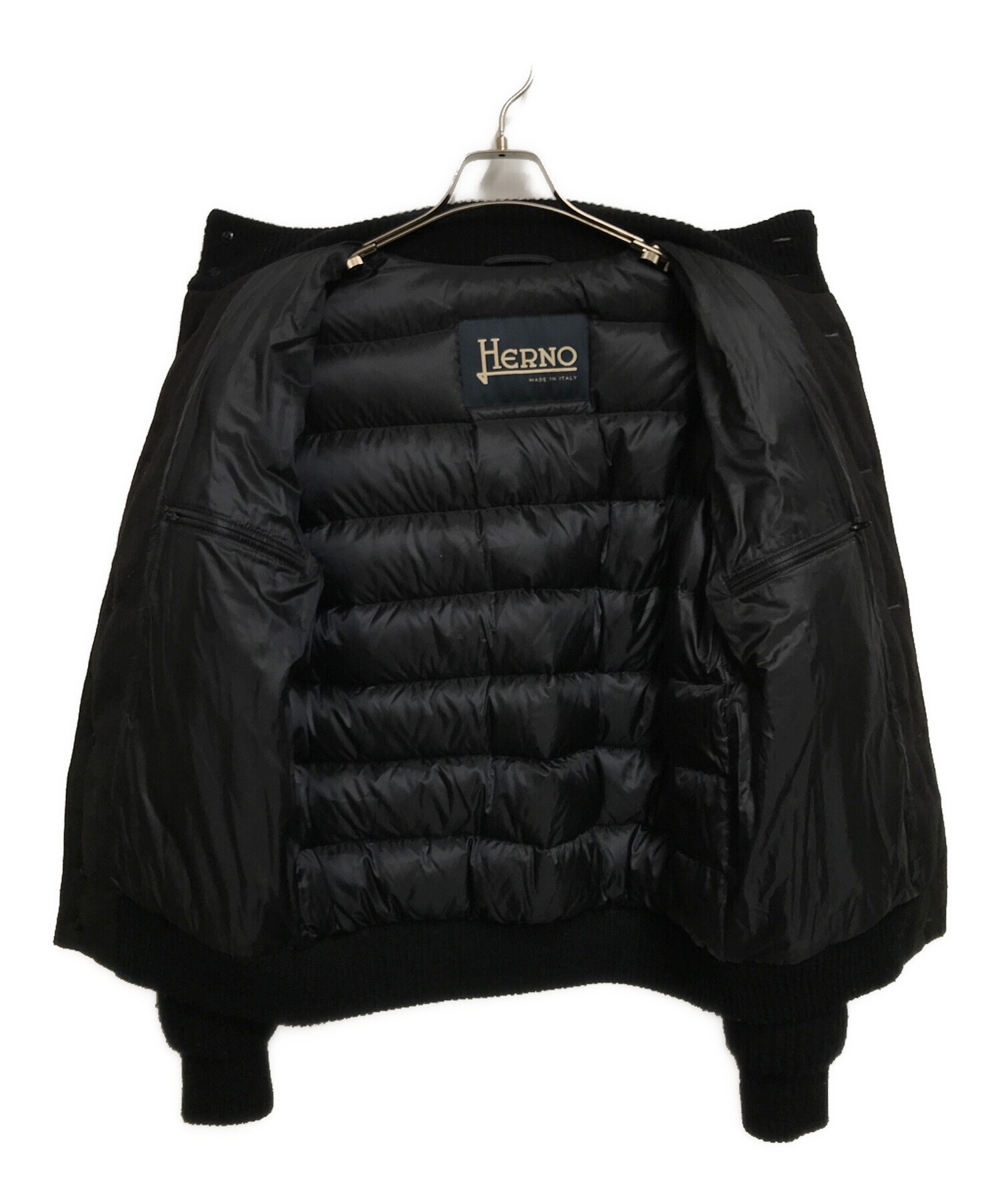 中古・古着通販】HERNO (ヘルノ) シルクカシミアサキソニー×ローゲージ