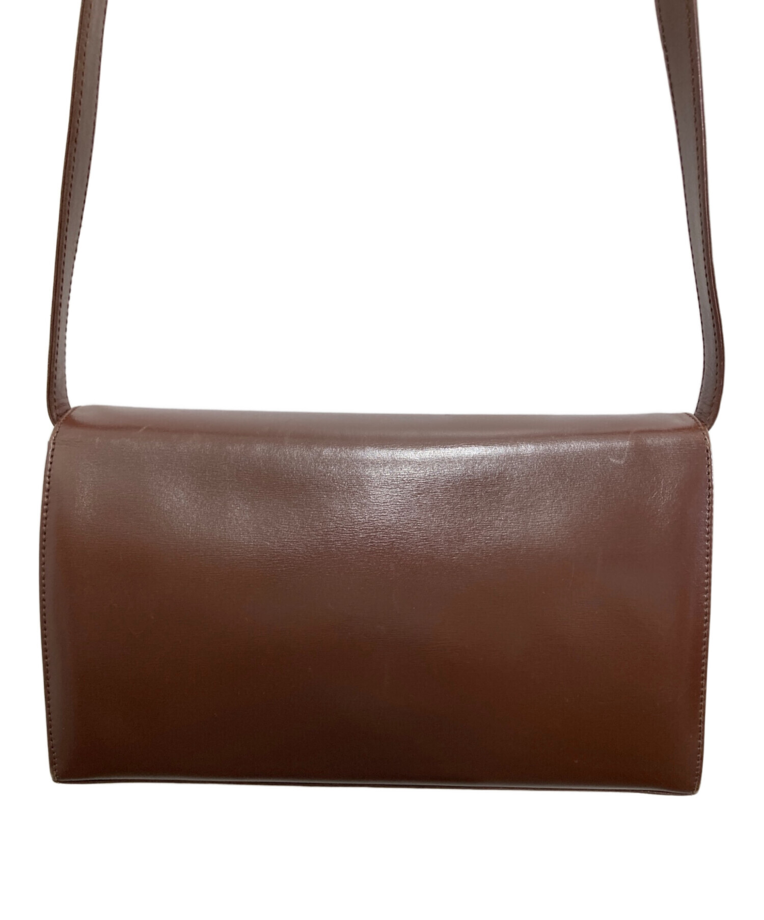 中古・古着通販】GUCCI (グッチ) ヴィンテージレザーショルダーバッグ