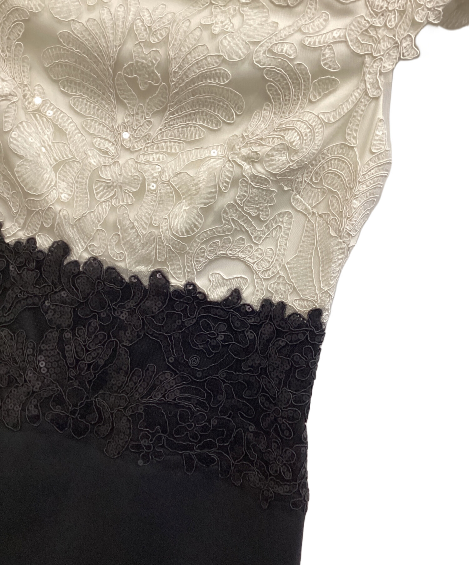 中古・古着通販】TADASHI SHOJI (タダシ ショージ) ひざ丈ノースリーブ