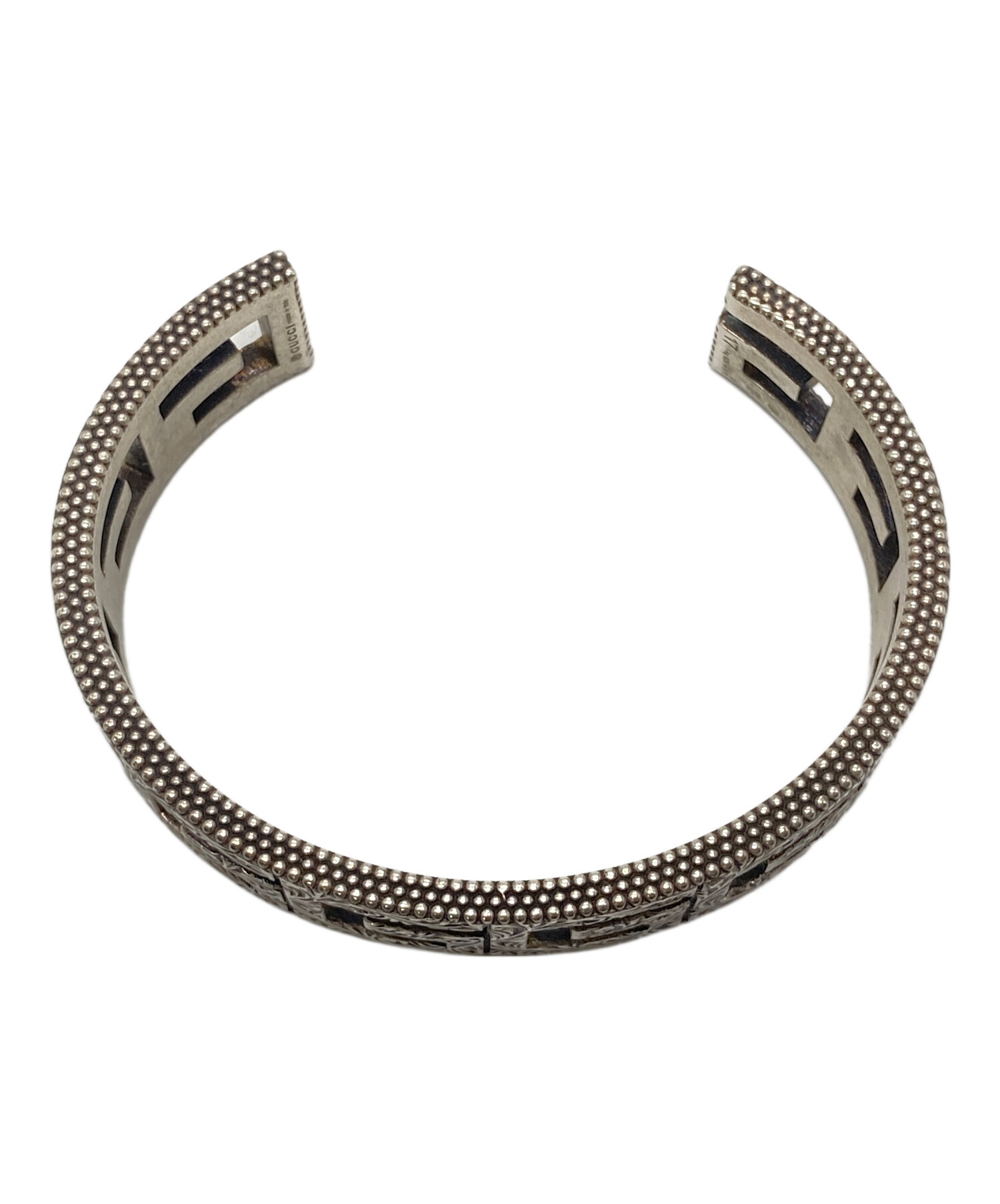 中古・古着通販】GUCCI (グッチ) スクエアGアラベスクバングル