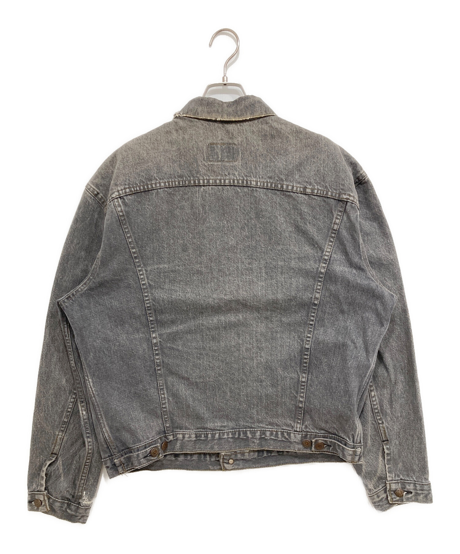 中古・古着通販】LEVI'S (リーバイス) 先染めブラックデニムジャケット