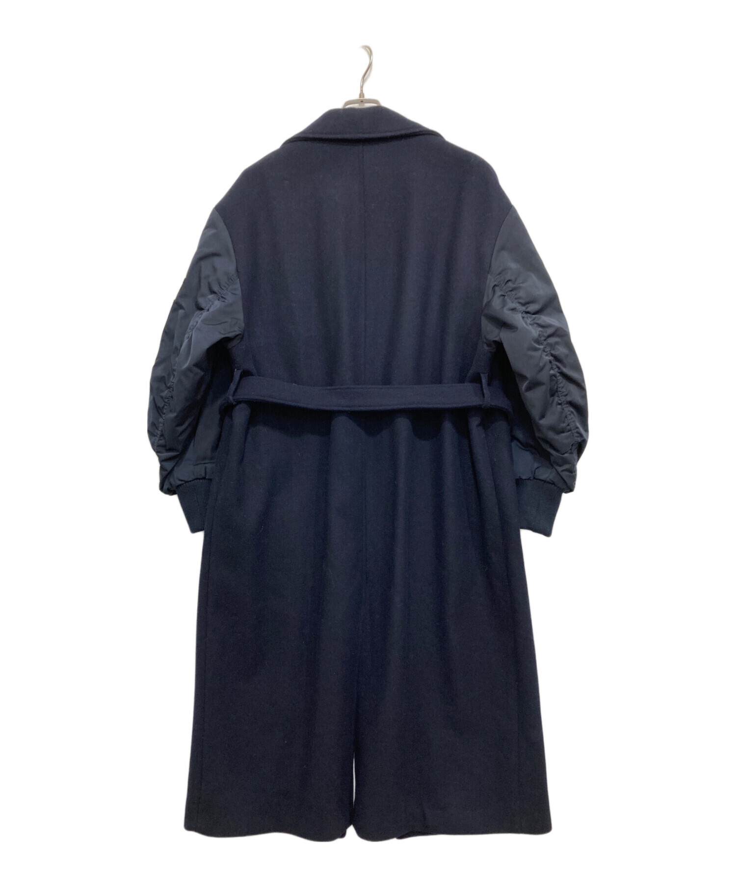 中古・古着通販】ZARA (ザラ) マッチングボンバーコート ネイビー