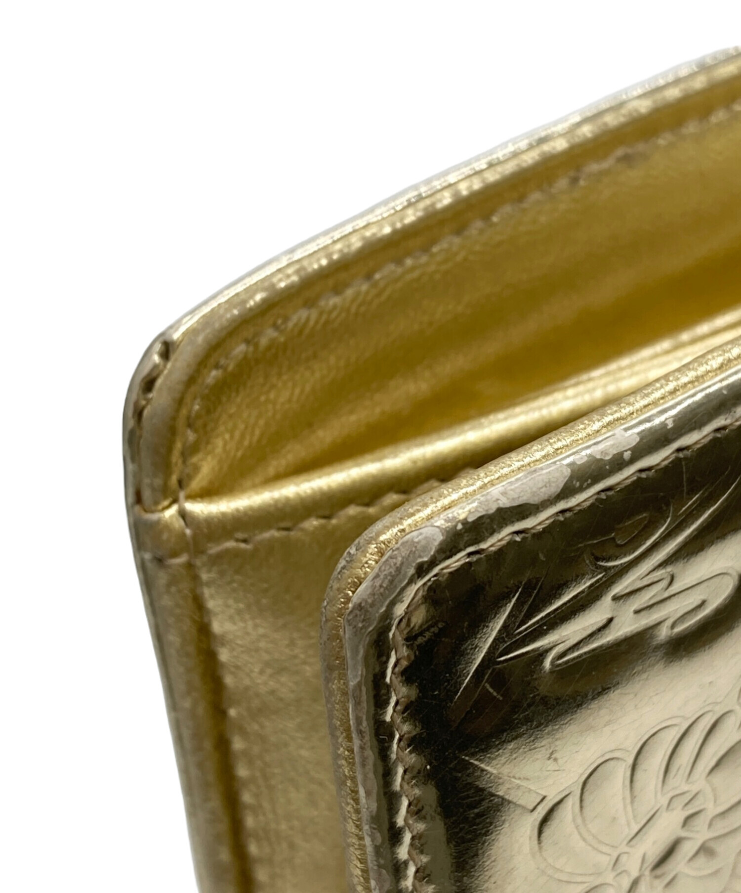 中古・古着通販】CHANEL (シャネル) 長財布 ゴールド｜ブランド・古着