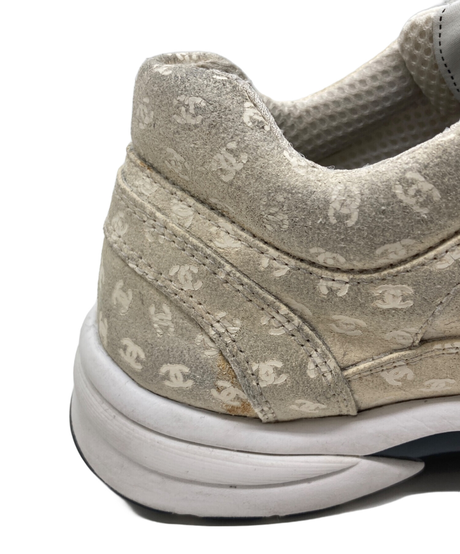 中古・古着通販】CHANEL (シャネル) ココマーク スエード スニーカー