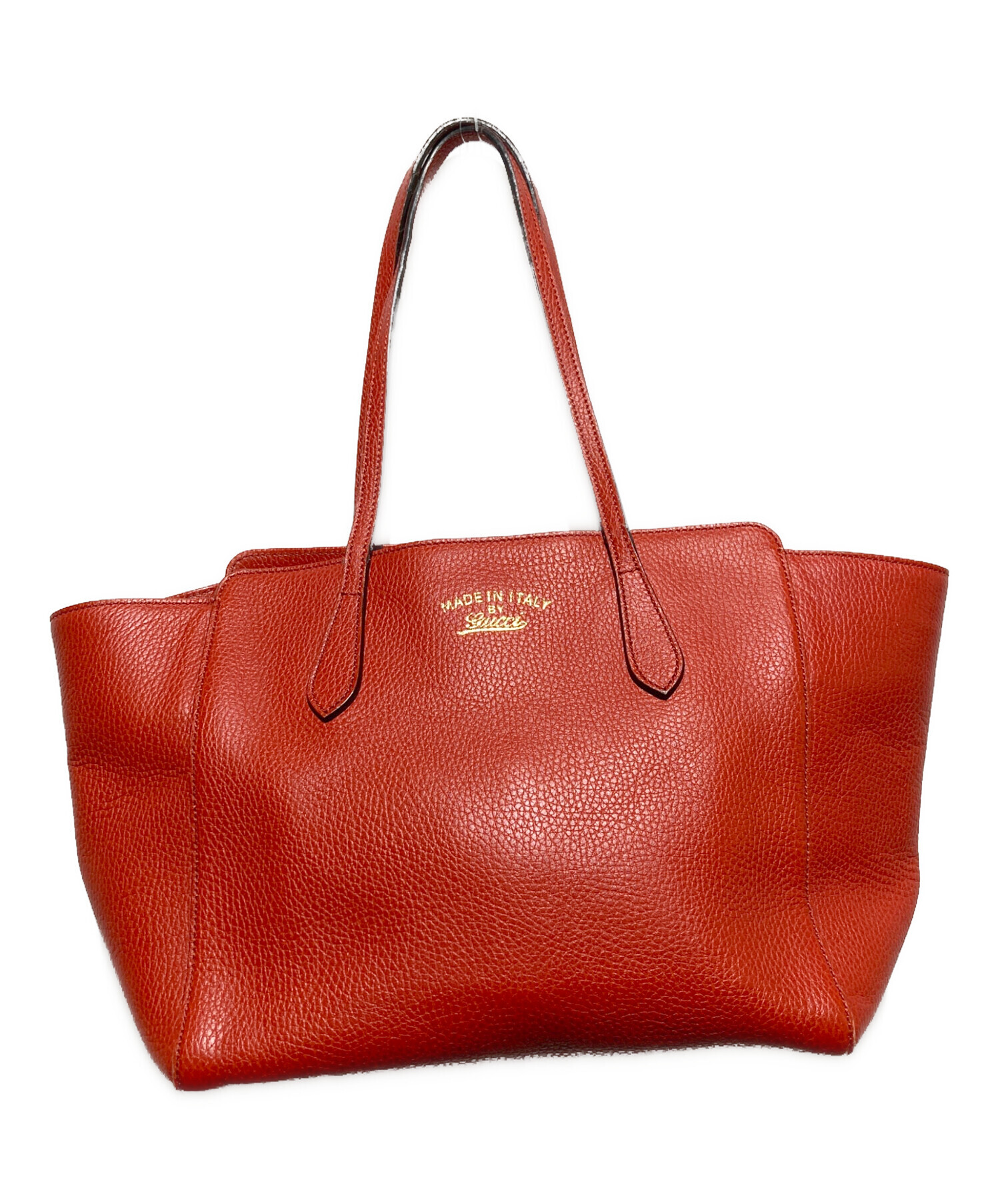 中古・古着通販】GUCCI (グッチ) スウィング レザー トートバッグ