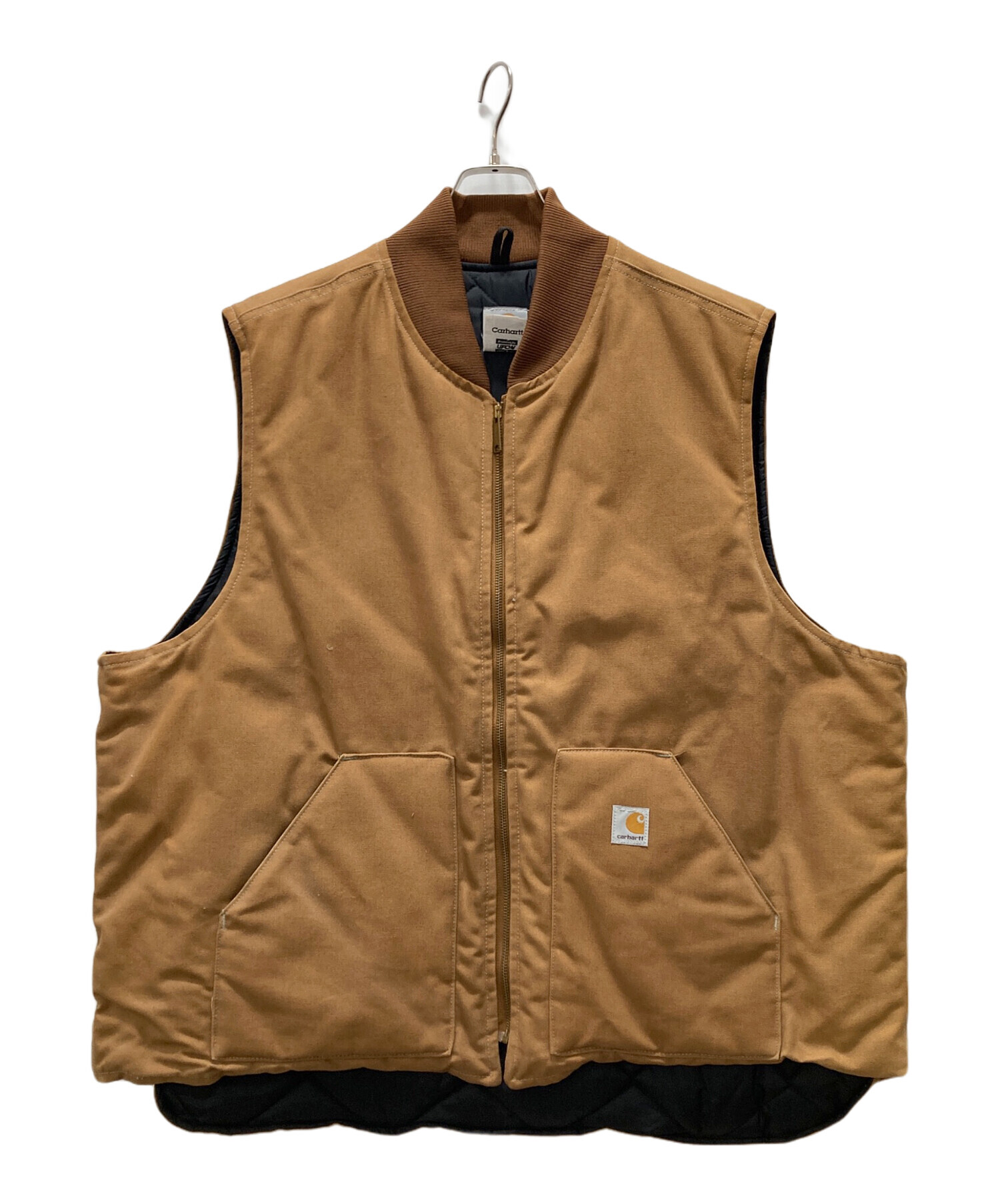 中古・古着通販】CarHartt (カーハート) USA製ダックベスト ブラウン