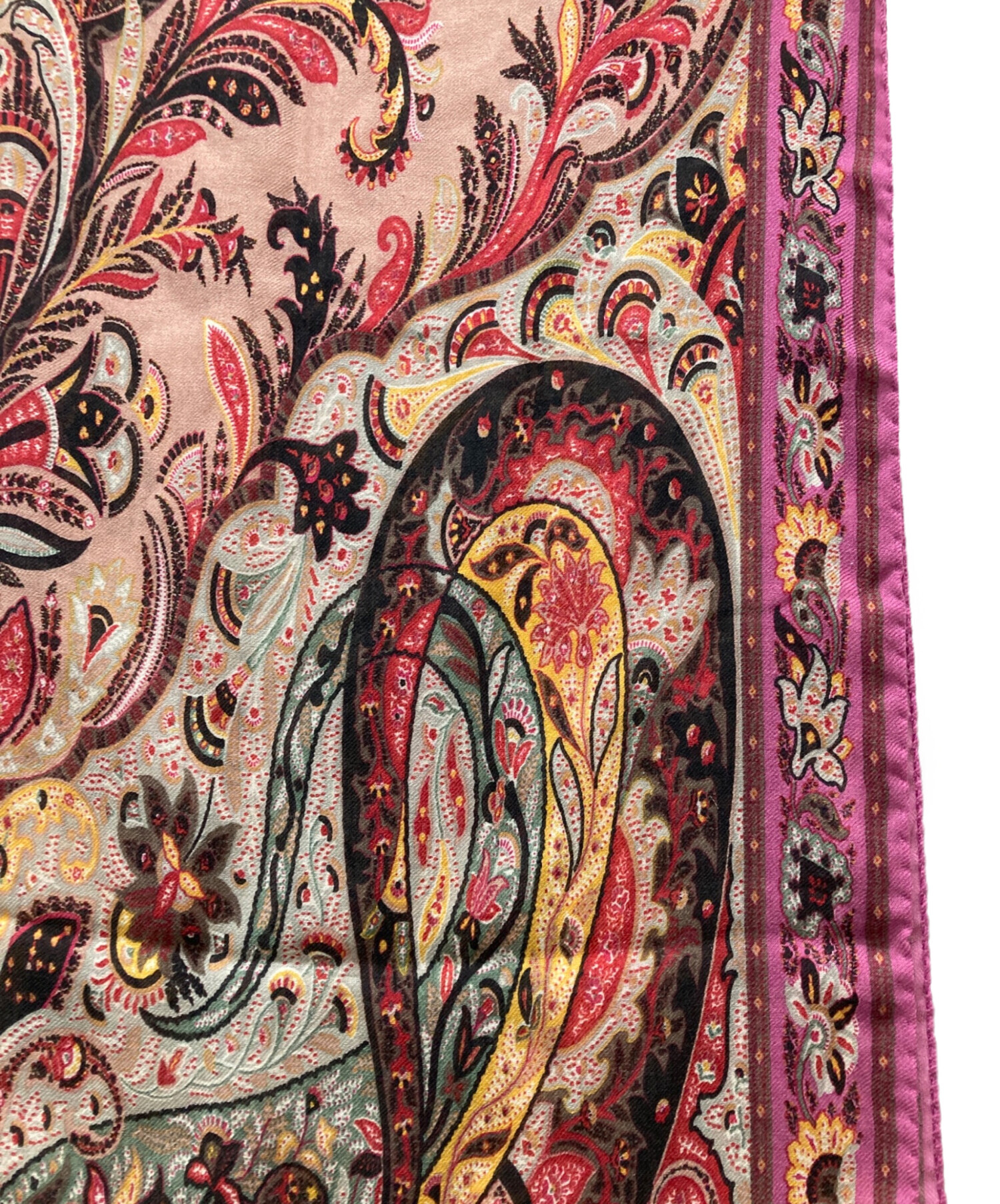 中古・古着通販】ETRO (エトロ) 総柄ストール パープル｜ブランド