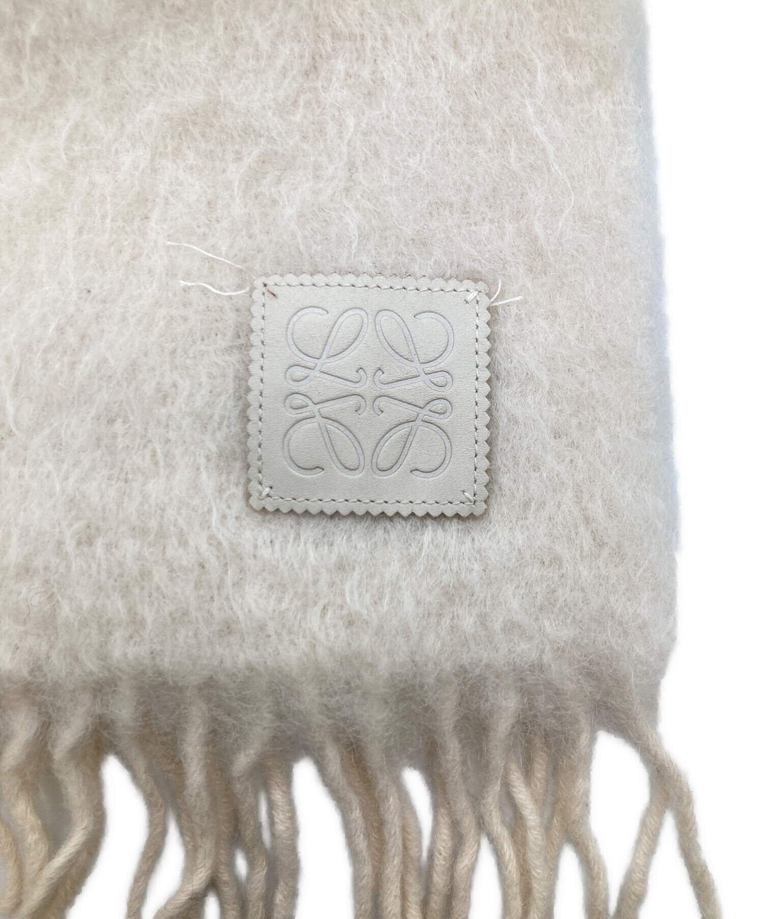 中古・古着通販】LOEWE (ロエベ) マフラー モヘア アイボリー