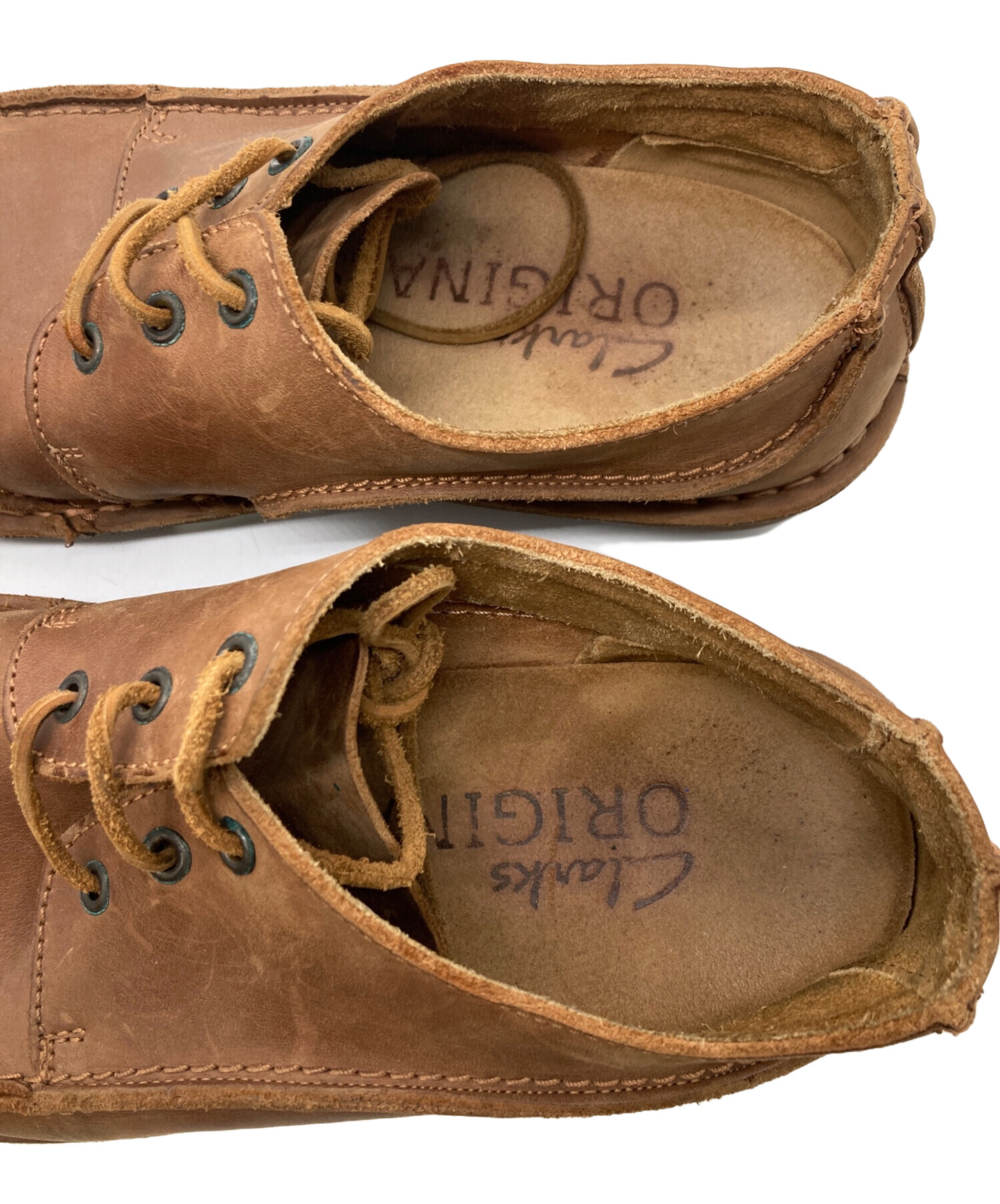 中古・古着通販】CLARKS (クラークス) モカシンシューズ ブラウン