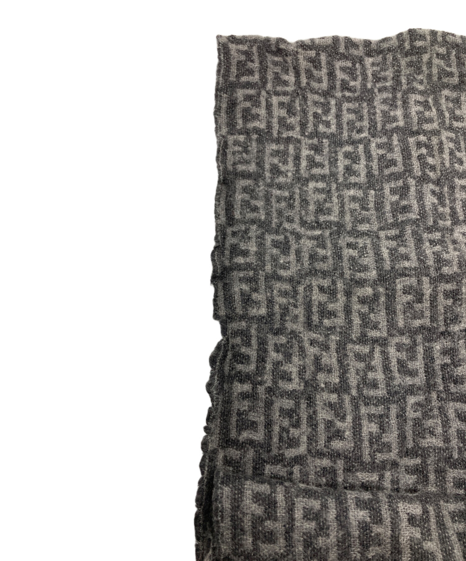 中古・古着通販】FENDI (フェンディ) ズッカ柄マフラー グレー