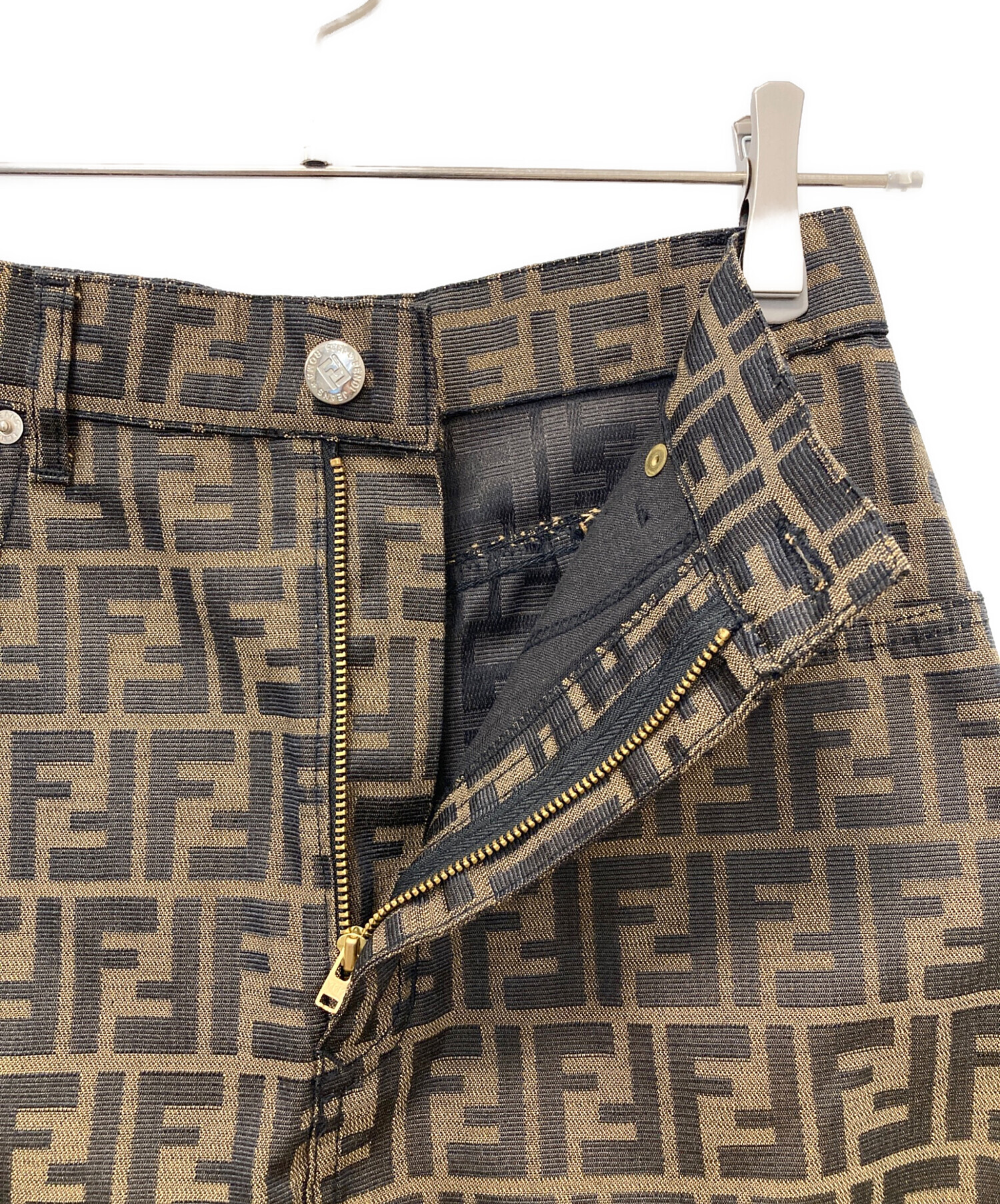 中古・古着通販】FENDI JEANS (フェンディ ジーンズ) ズッカ柄スカート