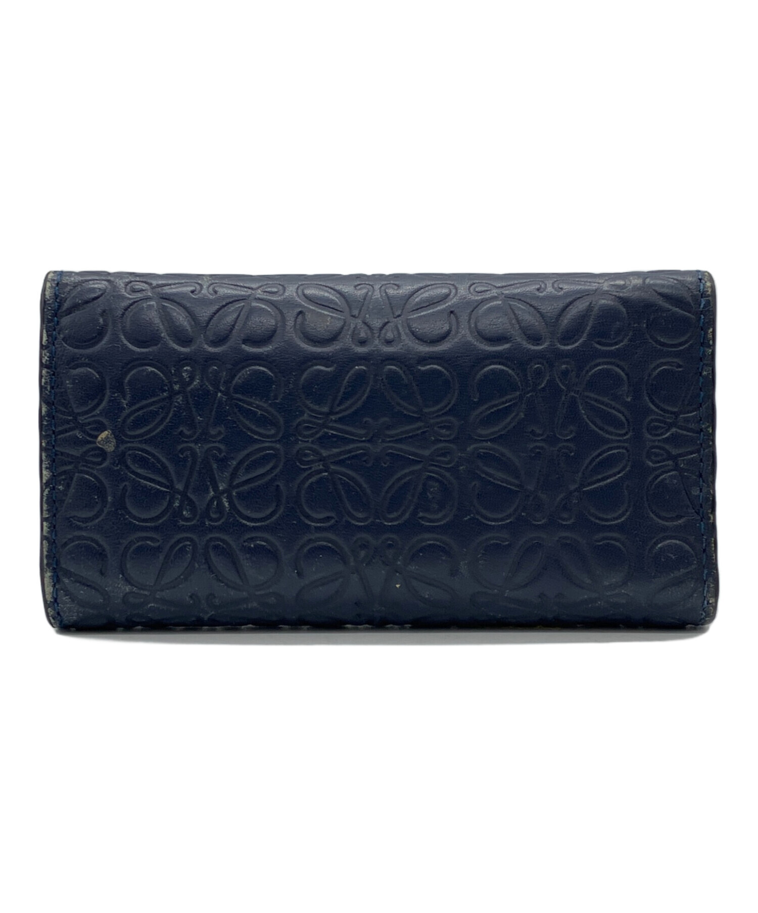 中古・古着通販】LOEWE (ロエベ) アナグラム6連キーケース ネイビー