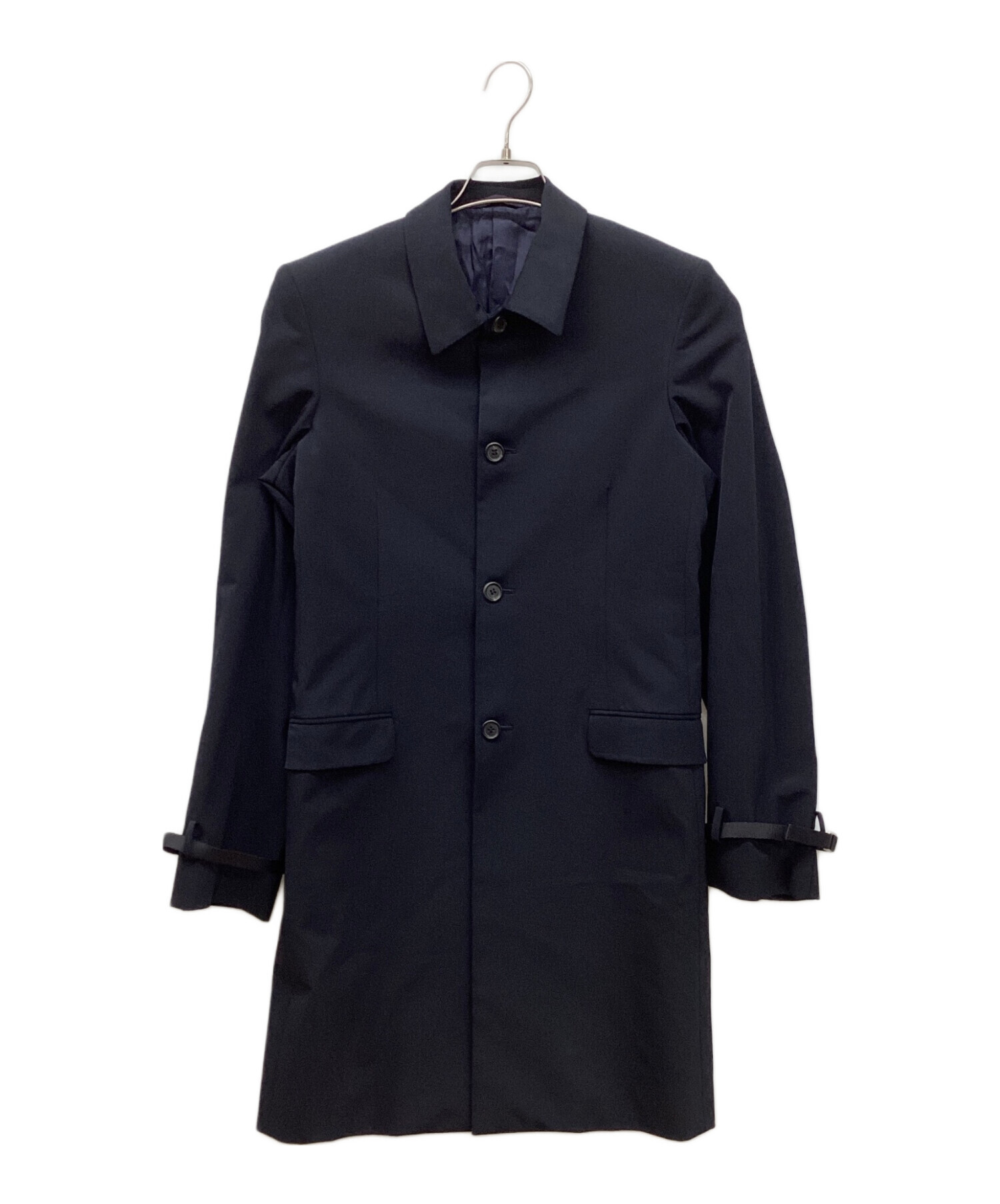 中古・古着通販】PRADA (プラダ) ステンカラーコート GC8094 ブラック