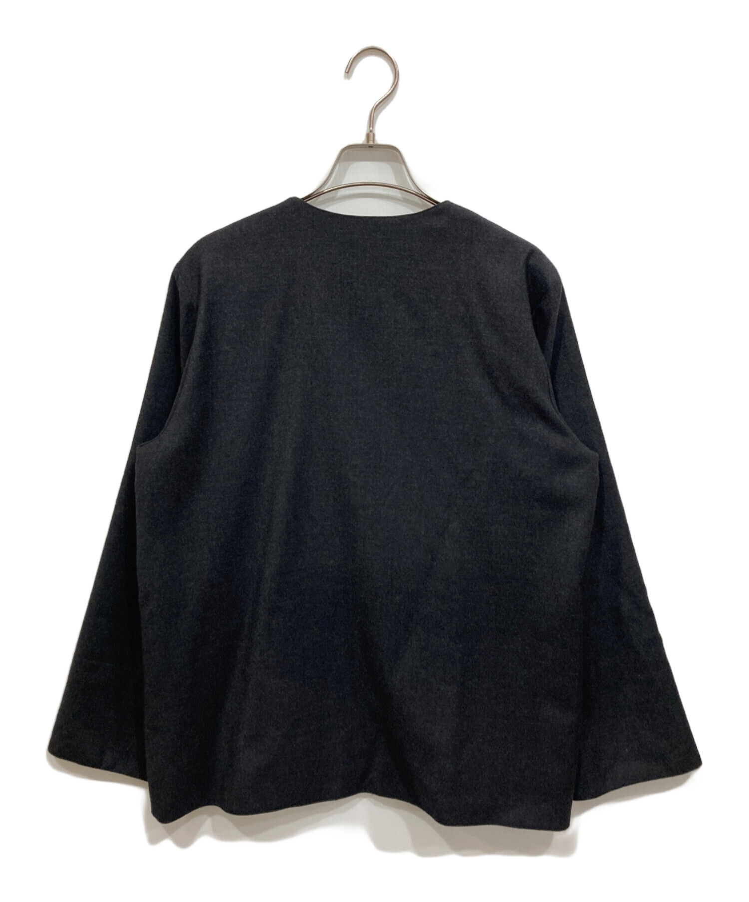 ジャンポールゴルチェ ノーカラージャケット サイズ:48 ジャンポール