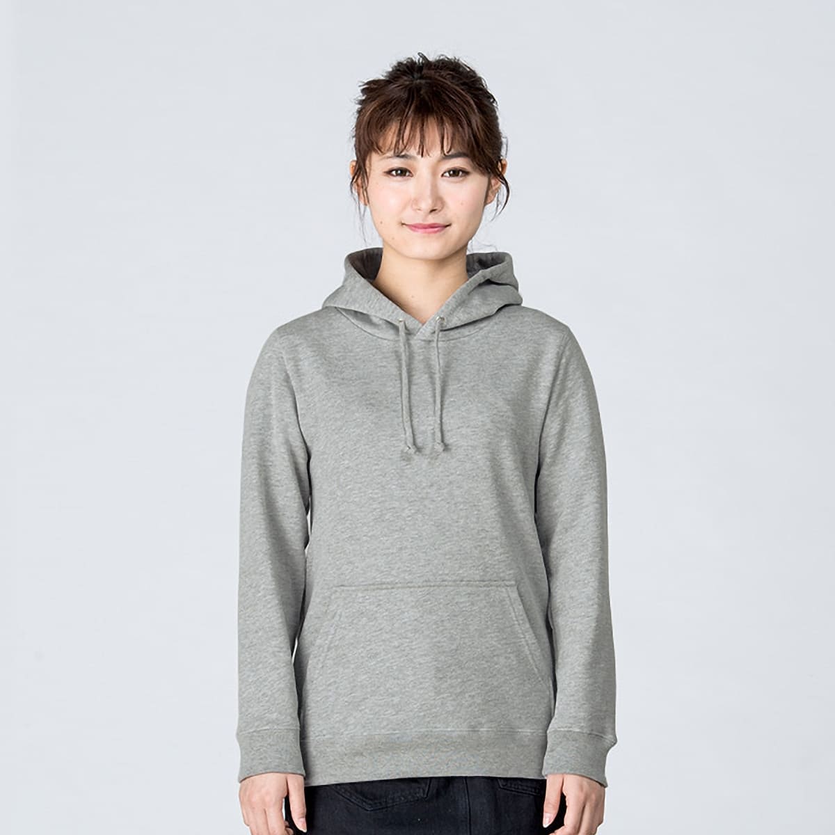 フーデッドライトパーカー | レディース | 1枚 | 00216-MLH | 杢グレー