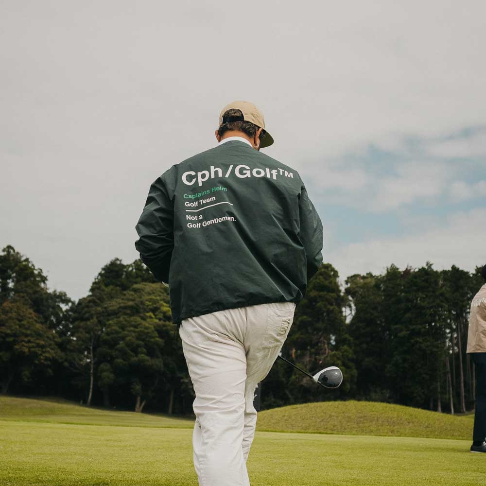 キャプテンズヘルム ゴルフ #ノー カラー コーチジャケット | CAPTAINS