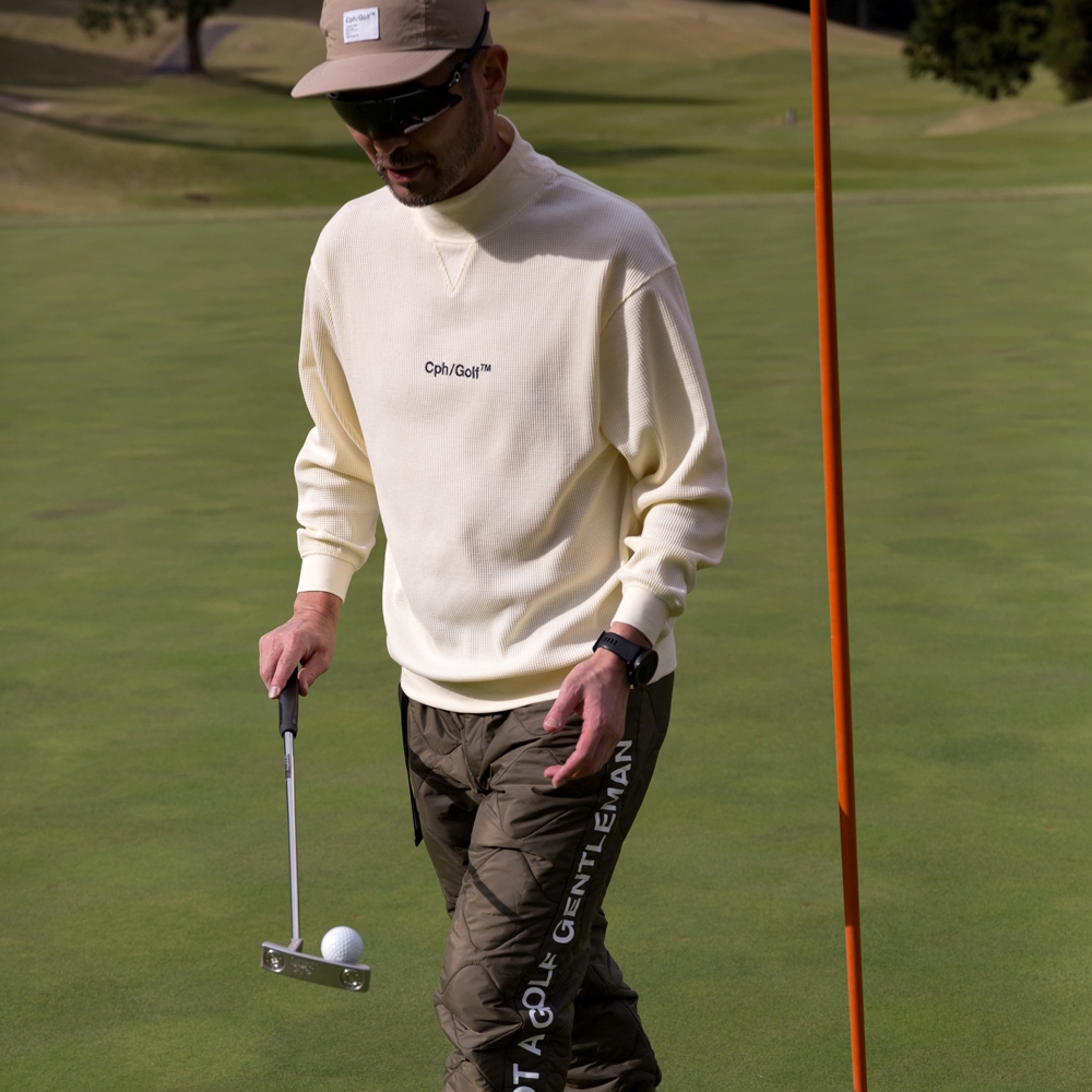 キャプテンズヘルム ゴルフ サーマル モック ネック ロングスリーブ