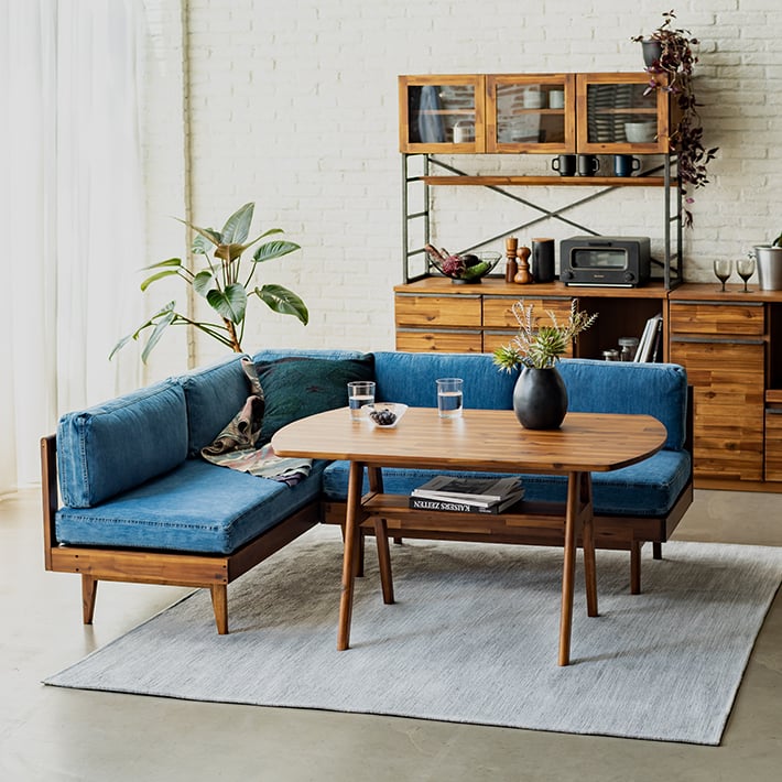 マサunico SWELLA(スウェラ) ダイニング3点セット ②unico（ウニコ