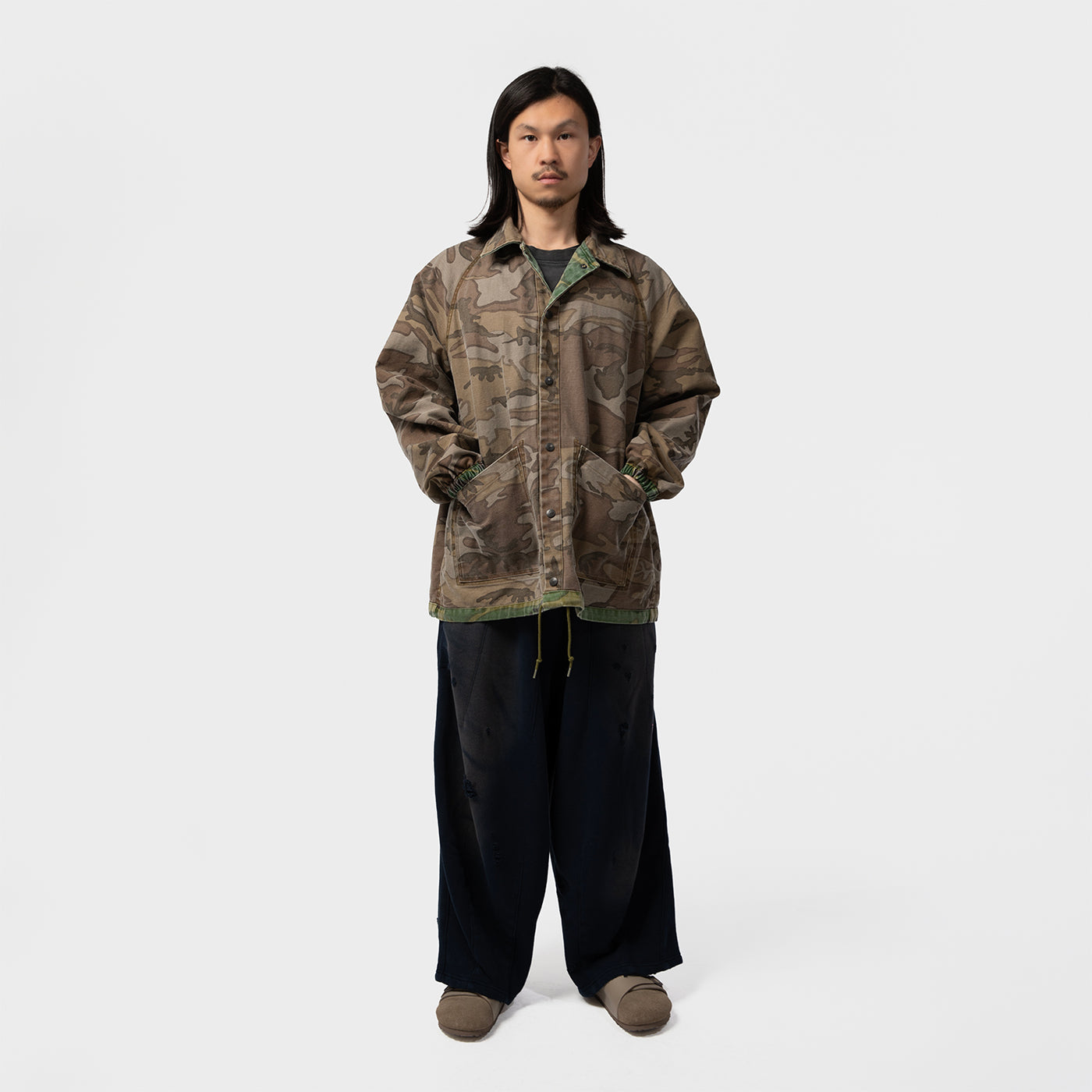 REVERSIBLE COACH JACKET - CAMO TWILL｜NEEDLES｜OUTER（アウター