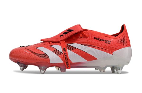 adidas Predator Elite Tongue SG 2025 Pure Victory - Lucid Red
