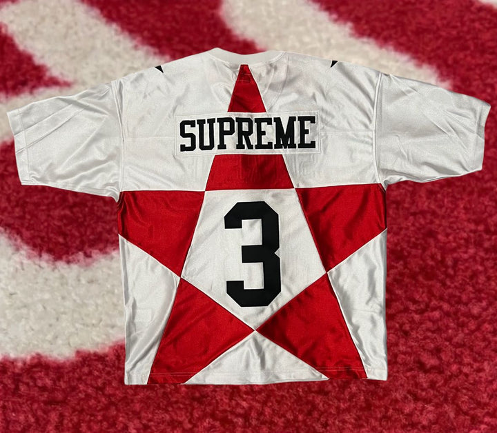Supreme アメリカンフットボールシャツ 63 ホワイト Supreme Star