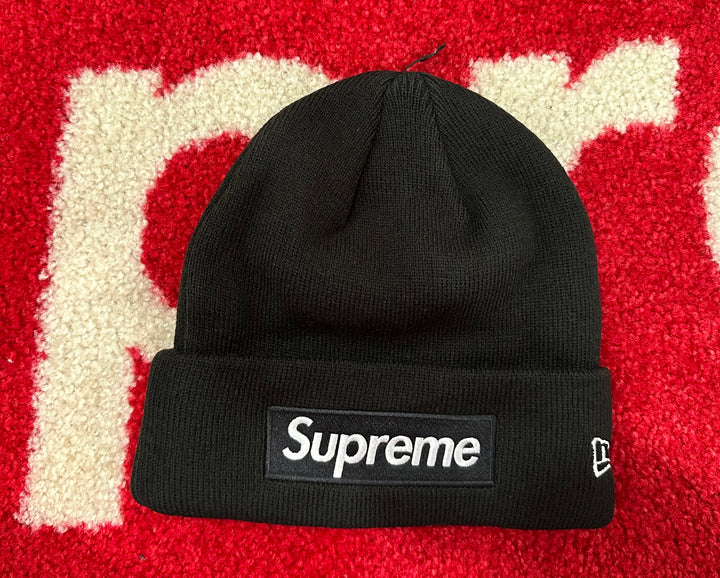 Supreme New Era Box Logo Beanie Black FW23 – UniqueHype
