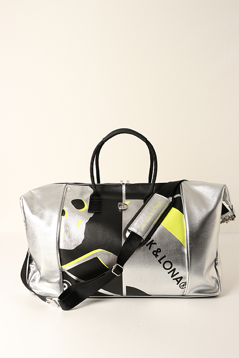 SOLD}MARK & LONA マークアンドロナ Cray Metallic Boston Bag{-BDS