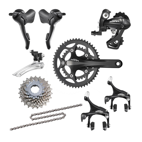 Shimano Sora Gear Groupset 9s (black color) | USJ CYCLES - Bicycle