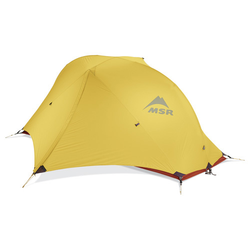 MSRの超軽量テント、カーボンリフレックス1と2 収納はグラナイトギアで