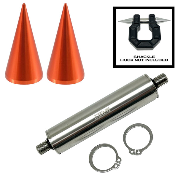 TRUE SPIKE STAINLESS STEEL TOW PULL PIN KIT 3/4