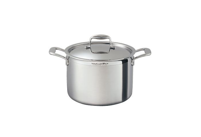 プロ 半寸胴鍋 24.0cm(7.7L) | ビタクラフトオンラインショップ