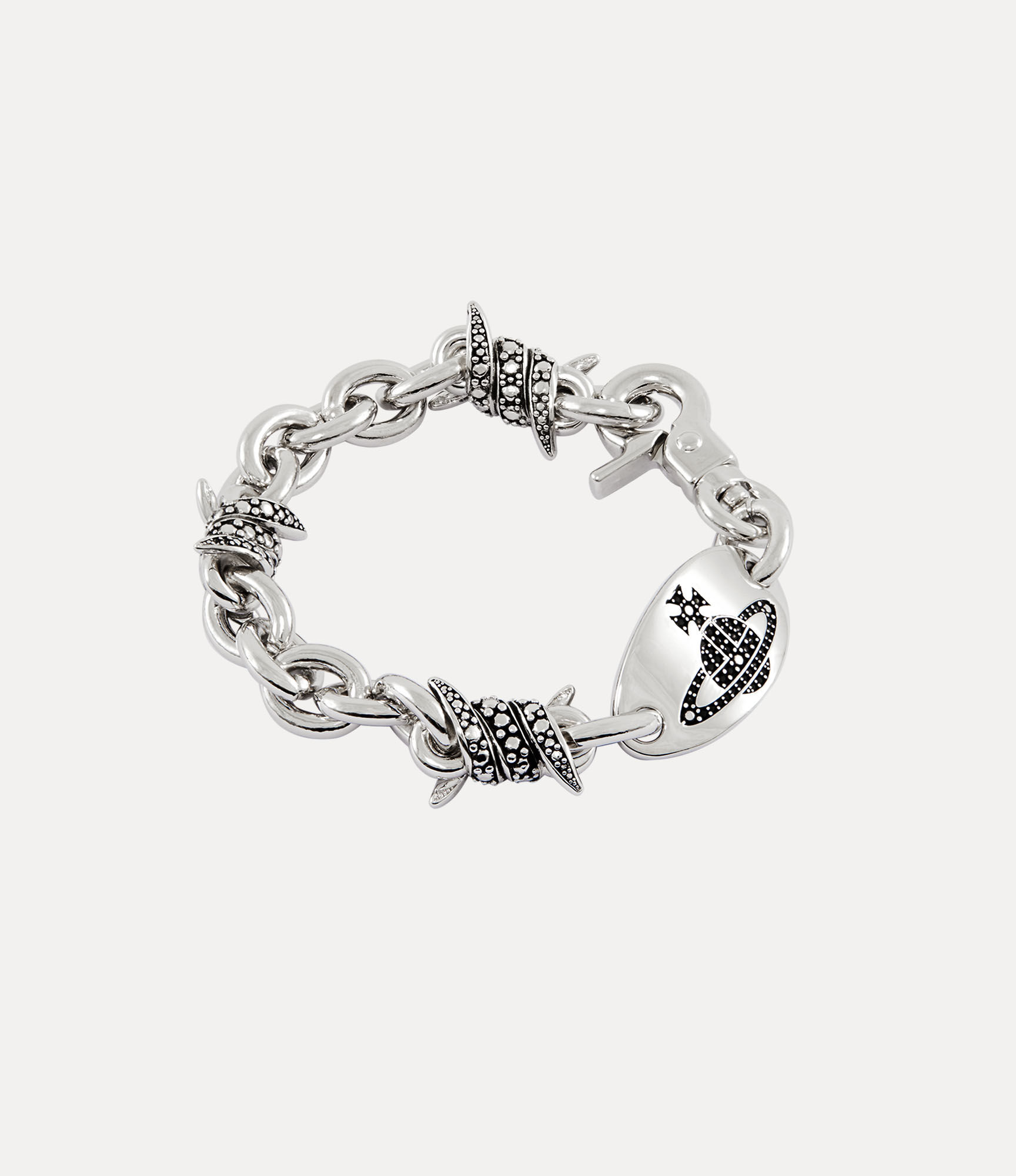 Man. Verena Chain Bracelet in ANTIQUE-PLATINUM | Vivienne Westwood®