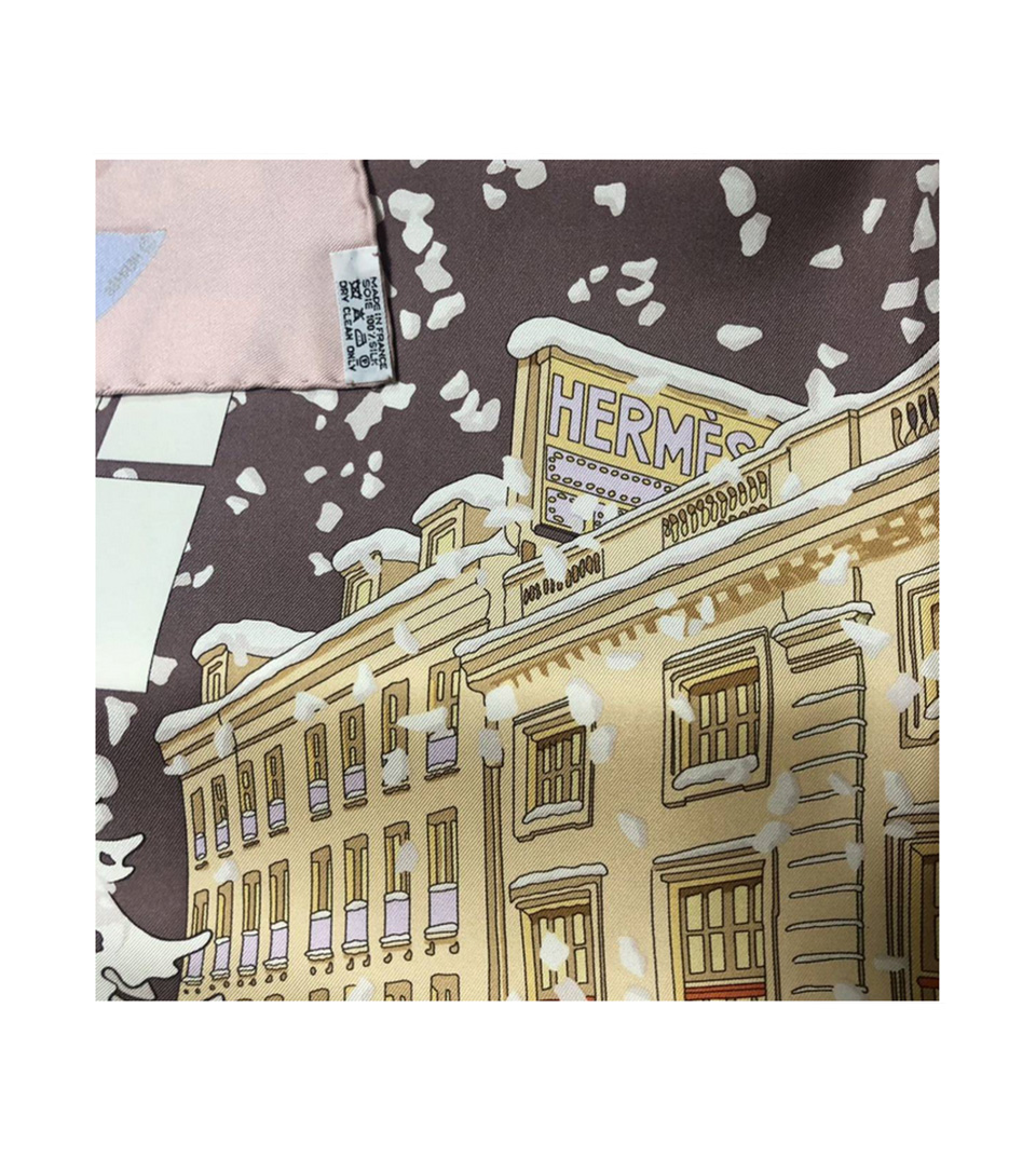 エルメス シルクスカーフ フォーブル24番地のクリスマス | VINTAGE PARIS