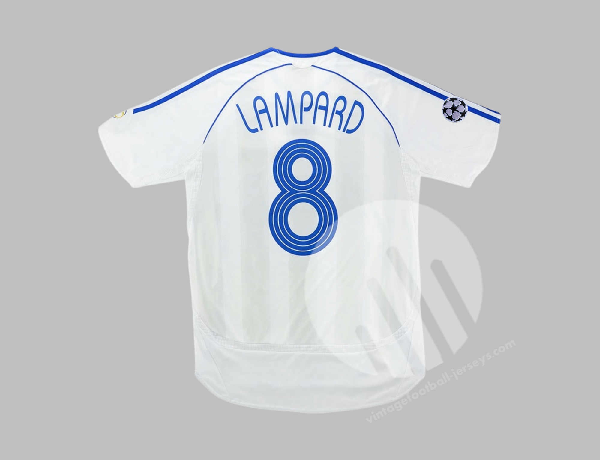 CHELSEA 2006 2007 LAMPARD 8 AWAY UCL SHIRT (Very good) L – Retro