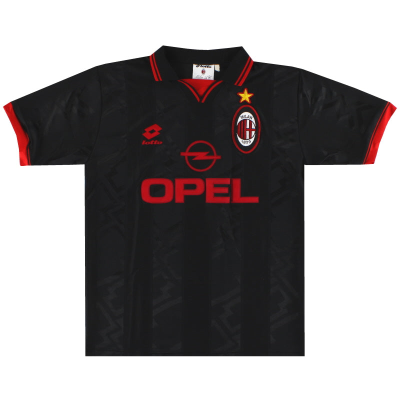1996-97 AC Milan Lotto Third Shirt L | Vintage Football Shirts