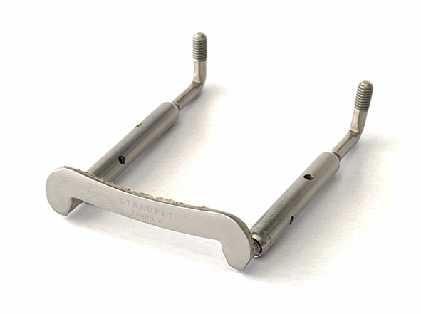 バイオリンサプライ チタンあご当て金具