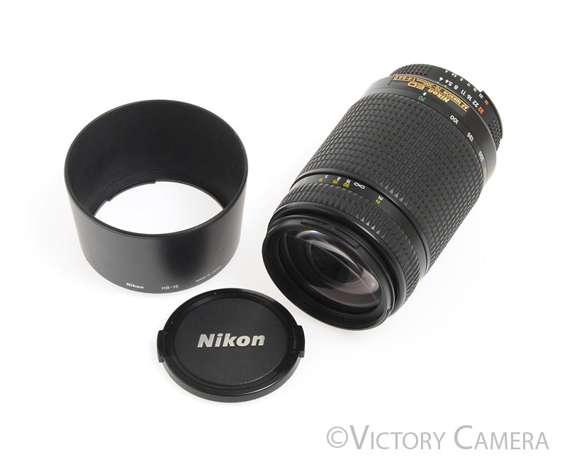 Nikon AF Nikkor 70-300mm f4-5.6 D ED Zoom Lens -Clean w/ Hood- [EXC]