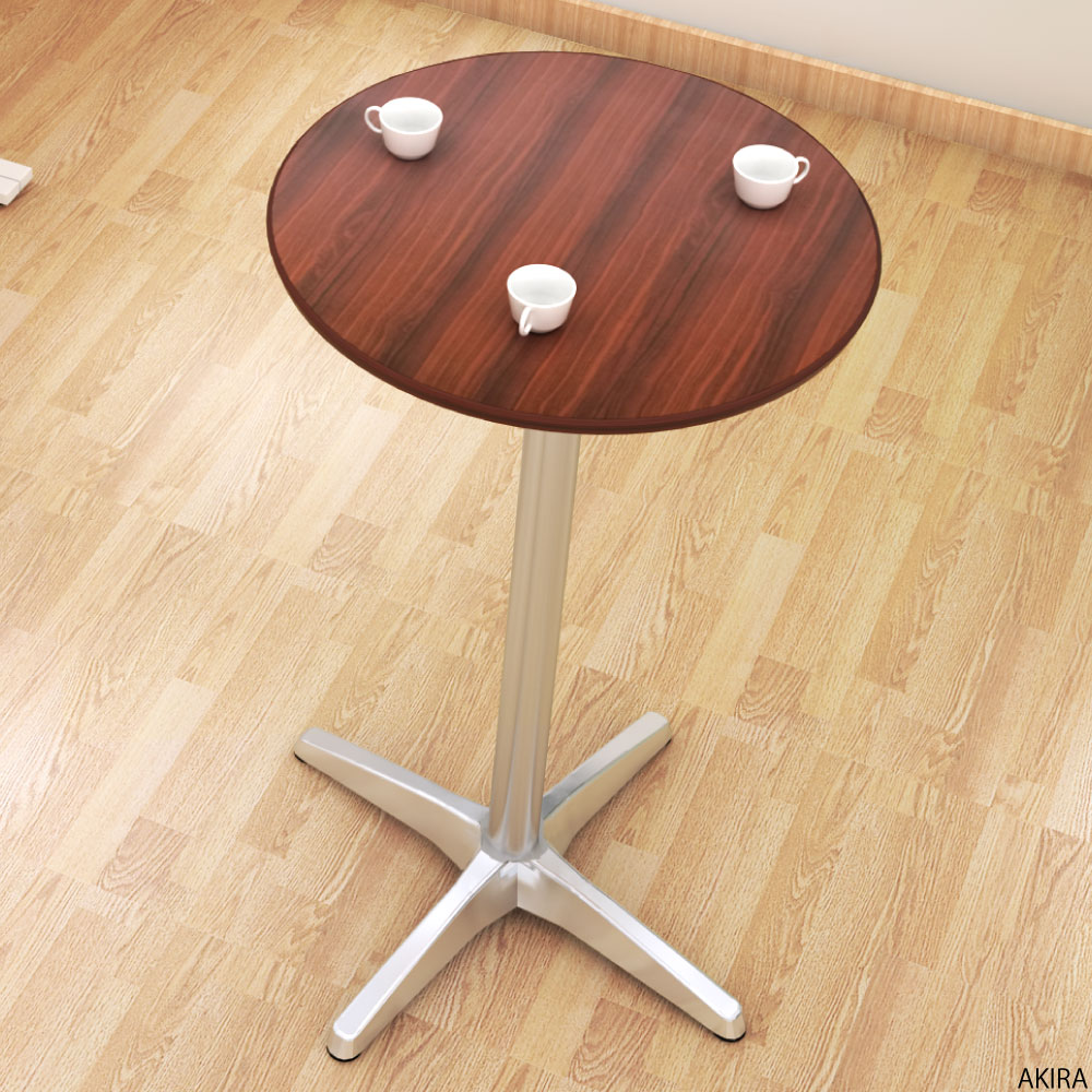 ハイカフェテーブル カフェテーブル アジャスター付き 直径60cm 高さ