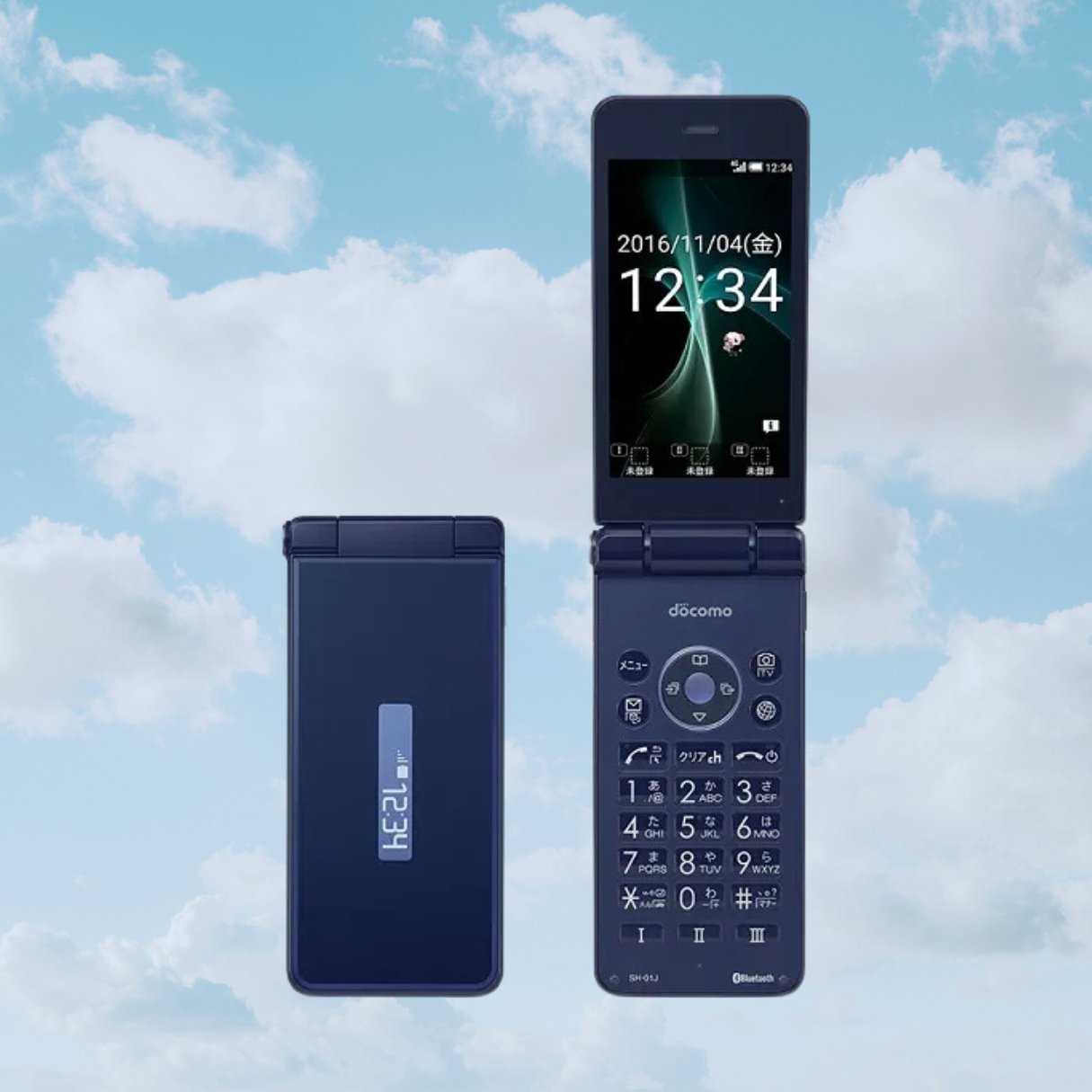 Sharp Aquos Docomo SH-01J | Japanese Keitai Flip Phone – Y2KPHONES