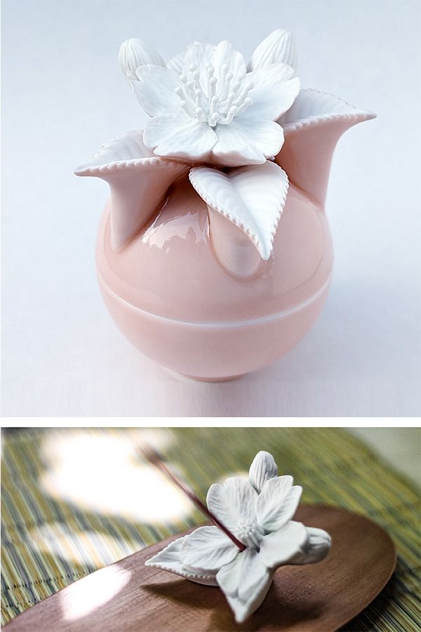 手元供養・分骨ミニ骨壷・形見入【さくら ピンク】英一郎製磁 - よかも