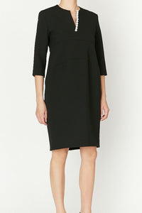 ロングスリーブパールスリットラインドレス – YOKO CHAN