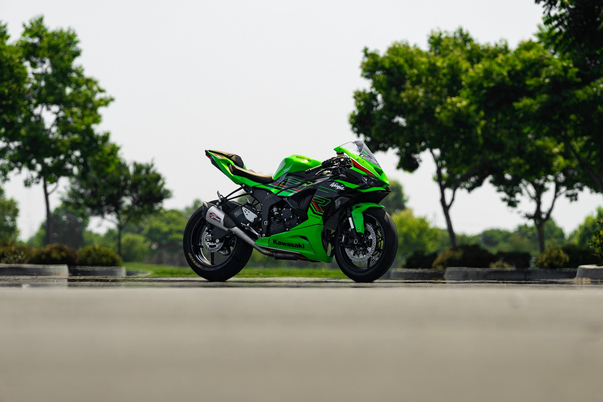 Yoshimura ZX-6R 2019-25 AT2 Stainless 3/4 Exhaust System, w