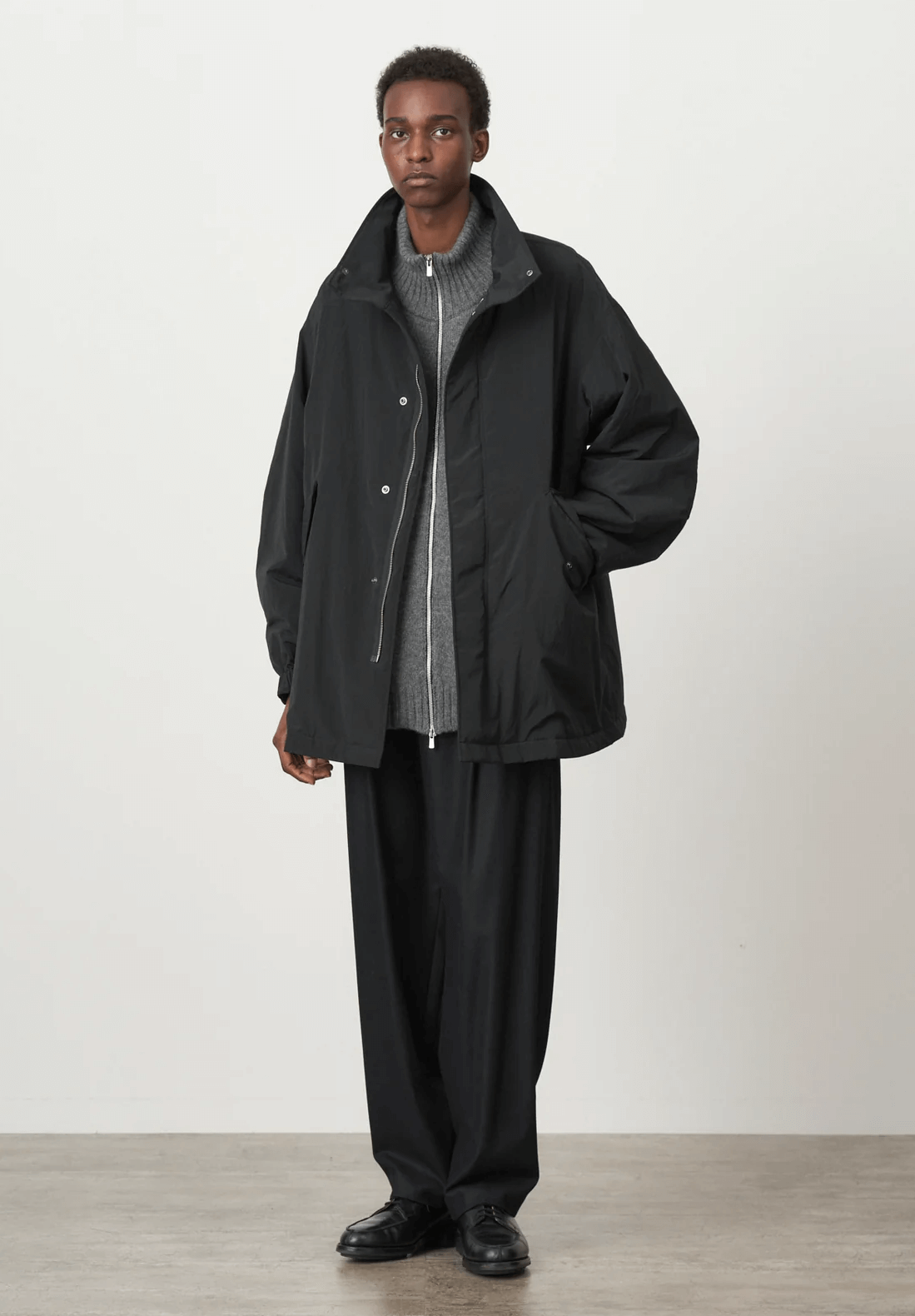 ATON Techno Cotton / Recycled Wool Padded Short Mods | 大阪心斎橋