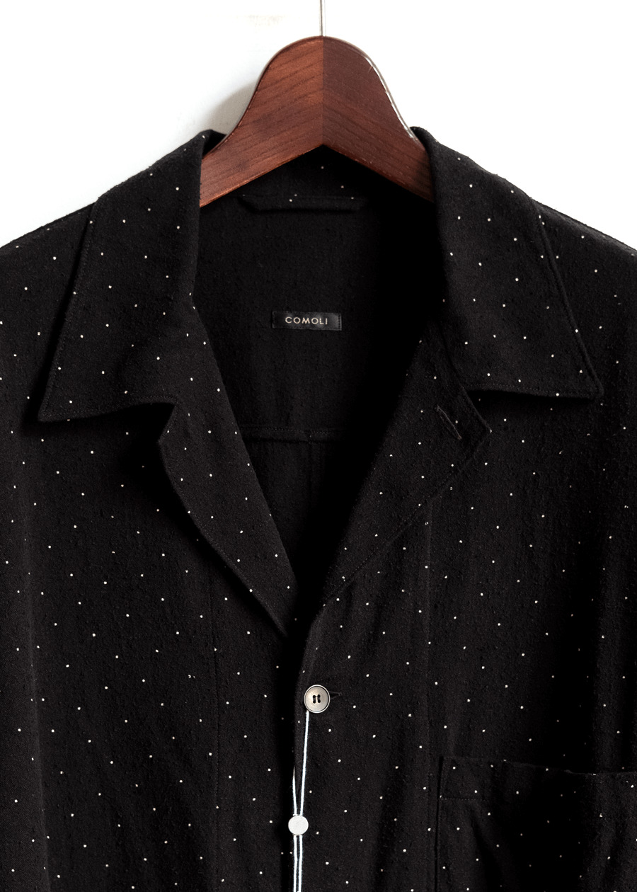 COMOLI シルクノイル シャツジャケット | 大阪心斎橋のメンズ洋服の