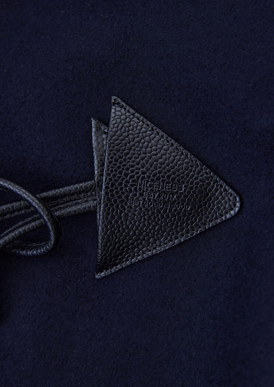 NICENESS LIGHT MELTON DUFFLE COAT 