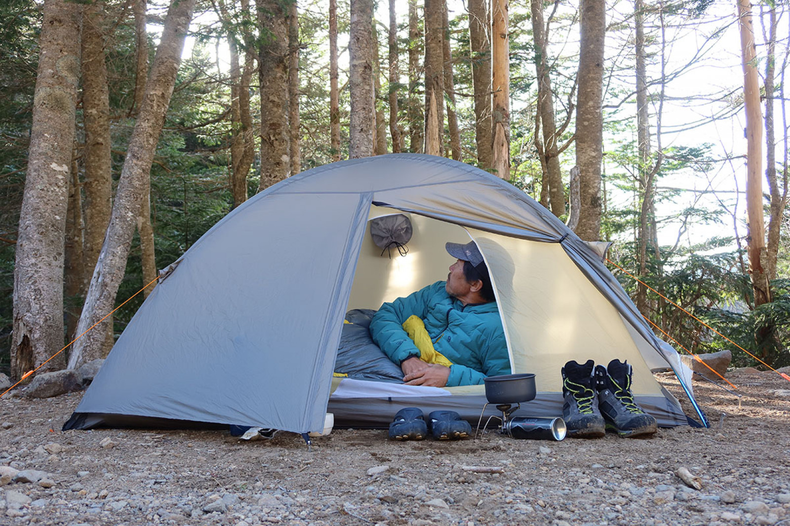 アライ 山岳テント SLドームソロ ポール曲がり アライ 山岳テント SL