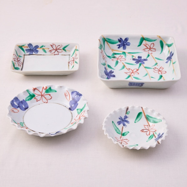 WEB限定】中尾万作 桜輪花皿 5寸｜作家もの｜料理家 栗原はるみ レシピ