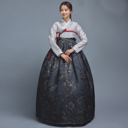 497_チマチョゴリレンタル韓服化繊_バスト84～94cm_身長+靴高さ169