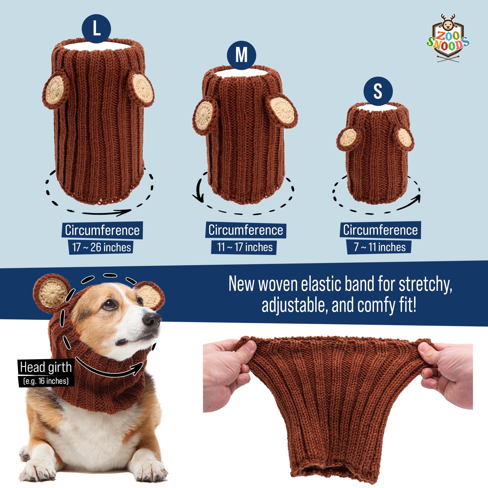 Fox Zoo Snood - The Viral Cute Crochet Dog Snood Costume to Keep