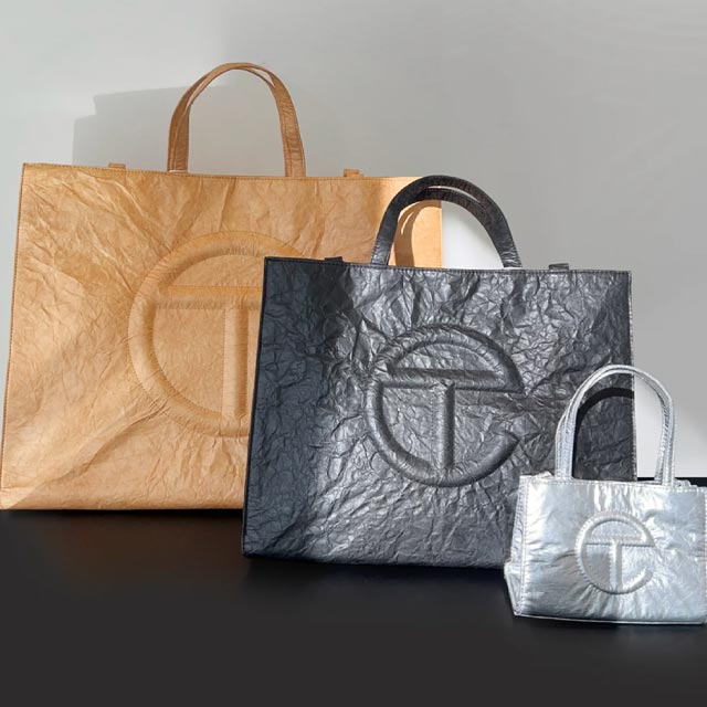 Telfar Tyvek バッグ ブラウン スモール(ブラウン スモール)：ファッション